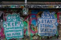 Graffiti Squirrels at the Pike Place Market