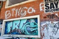 Graffiti Statements: Fremantle, Western Australia Royalty Free Stock Photo