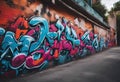 Graffiti stock photoGraffiti Wall Building Feature Backgrounds Art Spray Royalty Free Stock Photo