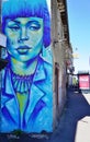 Graffiti street art in Rennes, the capital of Brittany in France