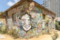 Graffiti on the streets of Tel Aviv. Royalty Free Stock Photo