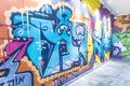 Graffiti on the streets of Tel Aviv. Royalty Free Stock Photo