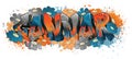 Graffiti styled Name Design - Connor