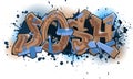 Graffiti styled Name Design - Josh