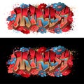 Graffiti styled Name Design - Mindy Royalty Free Stock Photo