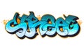 Graffiti urban art Royalty Free Stock Photo