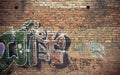 Graffiti wall Royalty Free Stock Photo