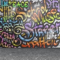 Graffiti wall background Royalty Free Stock Photo