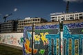 Graffiti on the wall of berlin Royalty Free Stock Photo