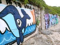 Graffiti Wall @ Catherine Hill Bay Beach