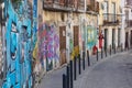 Graffiti wall / street art in Lisbon, Portugal Royalty Free Stock Photo