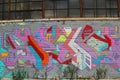 Graffiti in Williamsburg section in Brooklyn