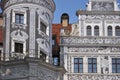 Graffito facade, dresden castle