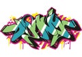 Graffito - many Royalty Free Stock Photo