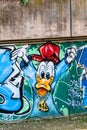 Grafftiti Donald Duck