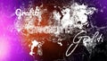 Grafiti Background Abstract Art Letters Words Text Royalty Free Stock Photo