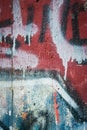 Grafiti Background on the concrete wall Royalty Free Stock Photo