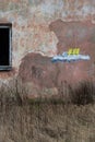 Grafitti Ship on a wall