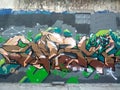 Grafity street art painting wall Subya