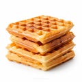 Graflex Speed Graphic Style Waffles Stack On White Background
