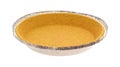 Graham Cracker Pie Crust Side View Royalty Free Stock Photo