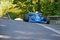 Graham Williams in a Hesketh 308E formula one racing car