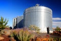 Grain Bins Royalty Free Stock Photo