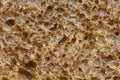 Grain bread with seeds texture macro Royalty Free Stock Photo