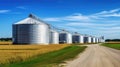 grain corn storage Royalty Free Stock Photo