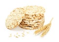 Grain crispbread with wheat Royalty Free Stock Photo