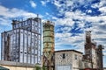 Grain drying and storage systems in large-scale bakery, Vitebsk, Belarus.