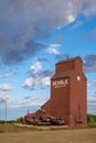 Grain elevators Rowley Royalty Free Stock Photo