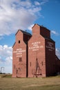 Grain elevators Rowley Royalty Free Stock Photo