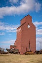 Grain elevators Rowley Royalty Free Stock Photo