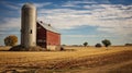 grain farm silo Royalty Free Stock Photo