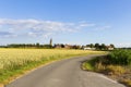 Grainfield and the old Zuienkerke village