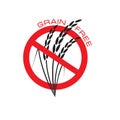 Grain Free information symbol