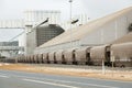 Grain Freight Train Royalty Free Stock Photo