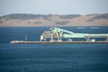 Grain Outloader in Port Lincoln Royalty Free Stock Photo