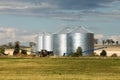 Grain Silos Royalty Free Stock Photo