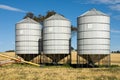 Grain Silos Royalty Free Stock Photo