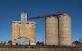 Grain silos in rural Australia Royalty Free Stock Photo
