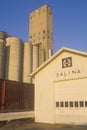 Grain silos in Salina