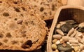 Grain and spelta bread with cereals 8 Royalty Free Stock Photo