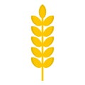 Grain spike icon isolated