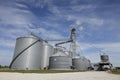 Grain Storage Facility Royalty Free Stock Photo