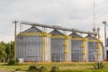 Set of bulk silos in Brazi... receiving soybean 01