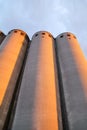 Grain terminal storage old silos, very rustic / Agricultural Silos in Belgrade, Serbia
