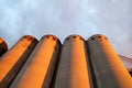 Grain terminal storage old silos, very rustic / Agricultural Silos in Belgrade, Serbia