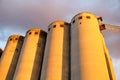 Grain terminal storage old silos, very rustic / Agricultural Silos in Belgrade, Serbia